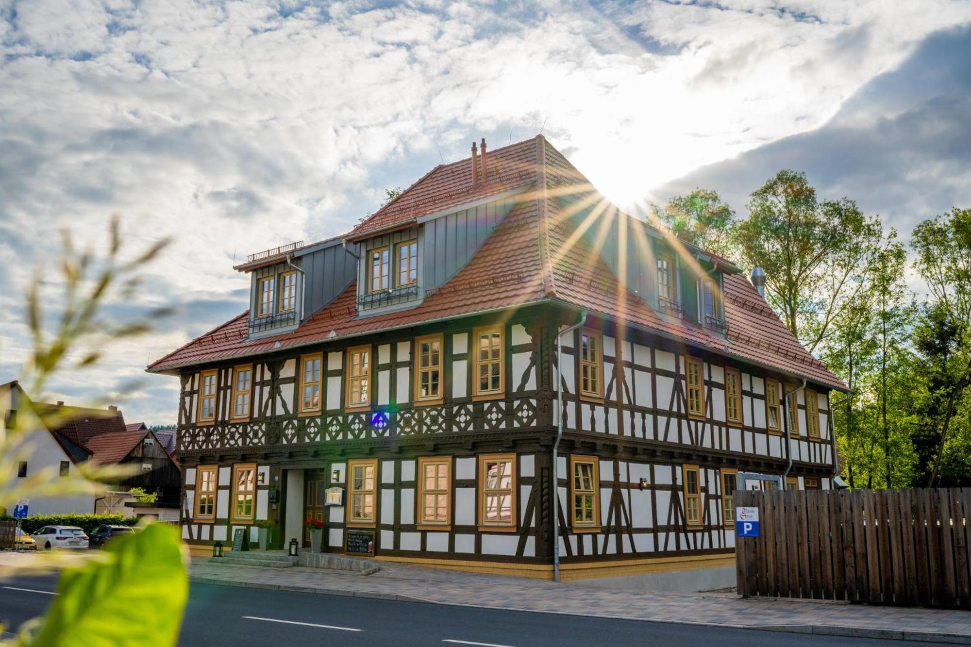 Teutsche Schule Otel Schleusingen Dış mekan fotoğraf